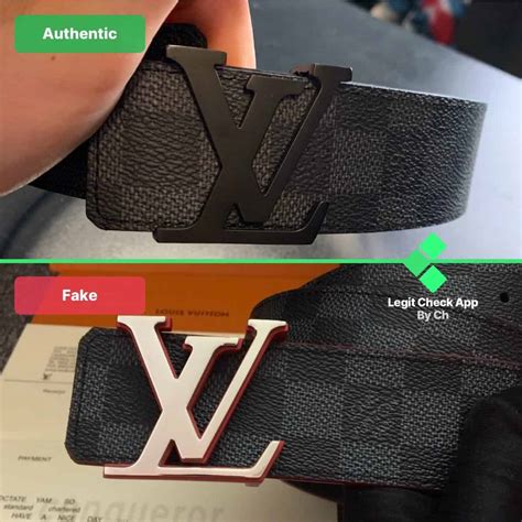 cintura lv fake|How to Spot a Fake Louis Vuitton Belt Before You Buy.